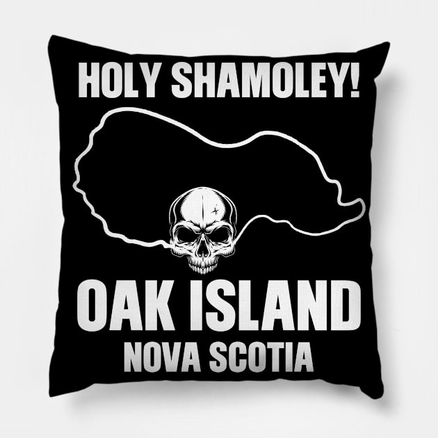 Oak Island Canada Hunting Pillow by Realfashion