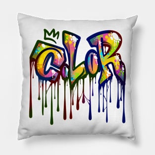 Color Graffiti Pillow