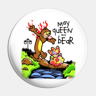 May Queen and Bear Pin