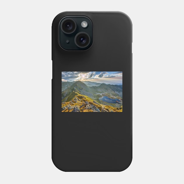 Aerial view of Balea Lake Phone Case by naturalis