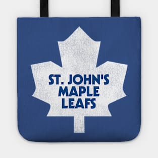 Defunct St Johns Maple Leafs Hockey Team Tote