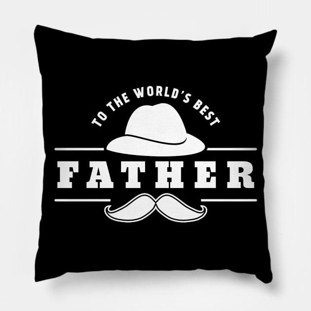 Father day Pillow by white.ink