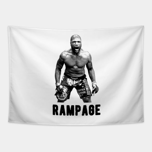 Quinton Rampage Jackson Tapestry by aarond3214