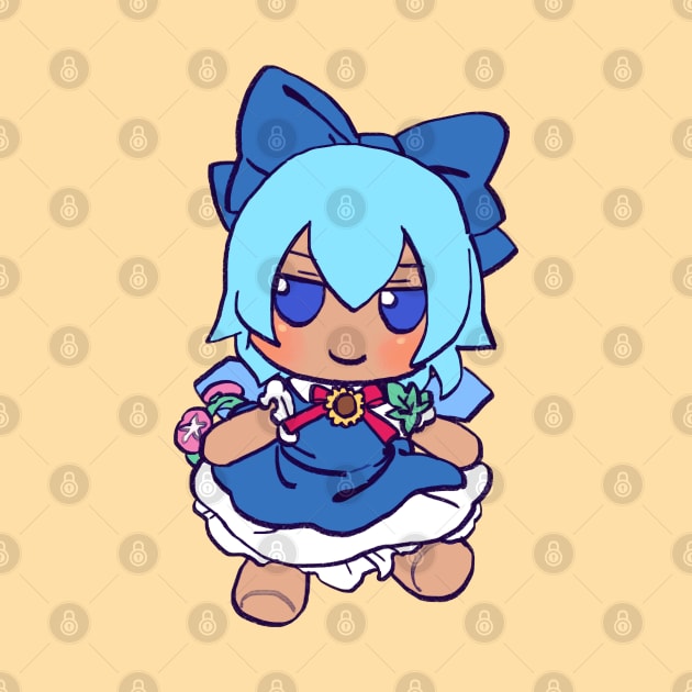 Mudwizard draws suntanned summer cirno fumo plush / touhou memes by mudwizard