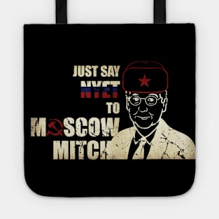 Vintage distressed - Just say nyet to Moscow Mitch T-Shirt - Ditch Moscow Mitch Tote