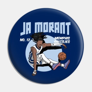 Ja Morant Comic Style Pin