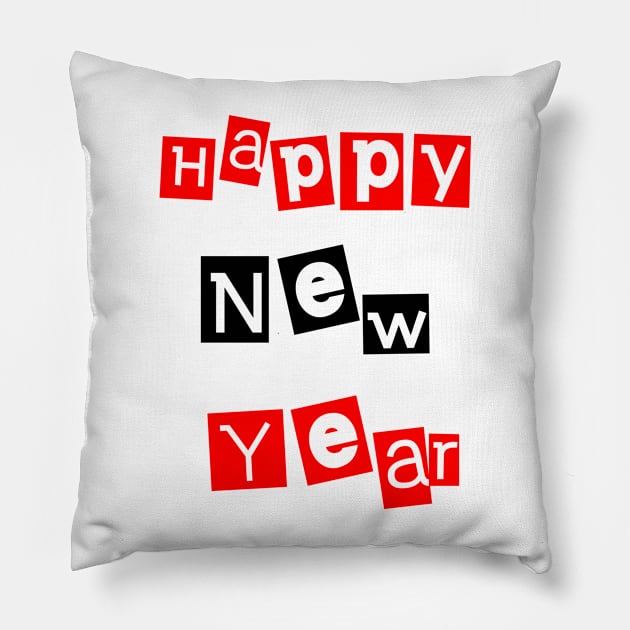 happy new year Pillow by sarahnash