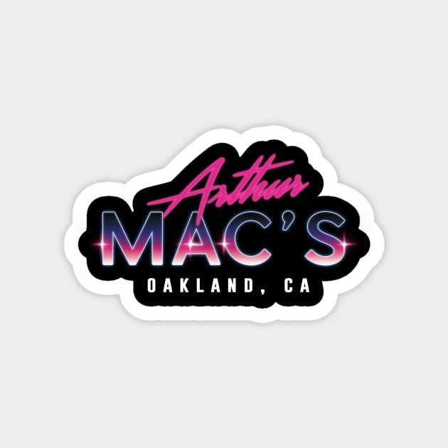 Arthur Mac's Miami Vice Logo Magnet by ArthurMacs