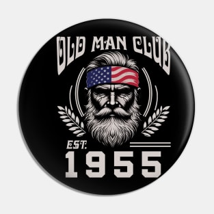 Old Man Club EST 1955 Pin