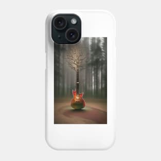 Acoustic Guitar Tree Of Life Guitar Player Nature Guitarist Phone Case