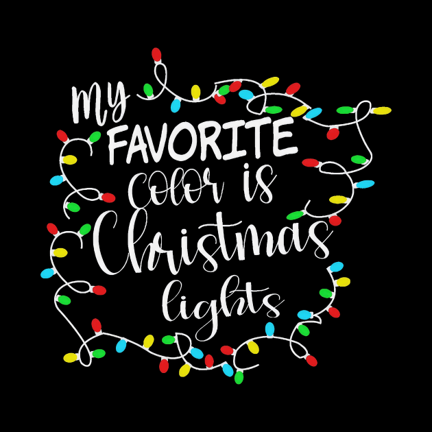 My Favorite Color Is Christmas Lights by Mhoon 