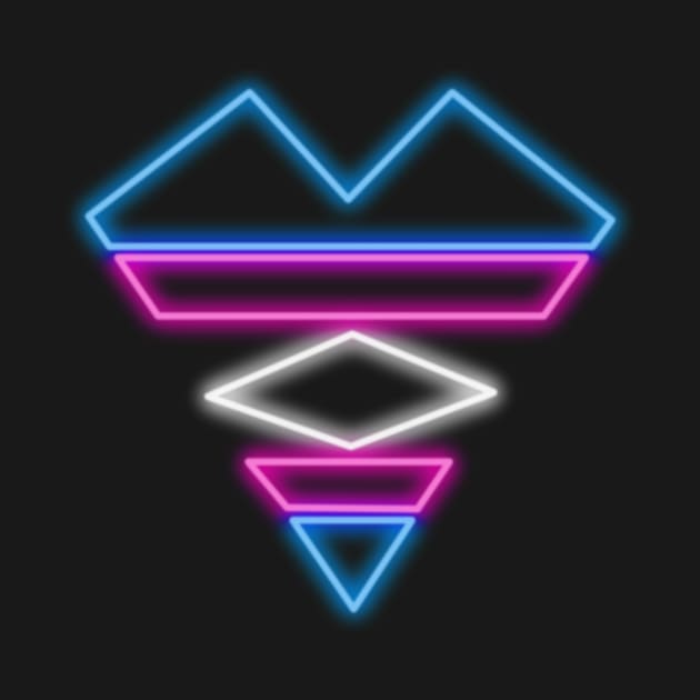 Trans love in neon by Oh My Martyn