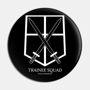 attack on titan logo trainee squad Pin