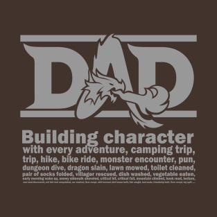 D&D Dad (Gray) T-Shirt