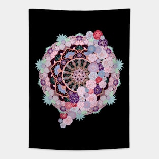 Floral Mandala Tapestry