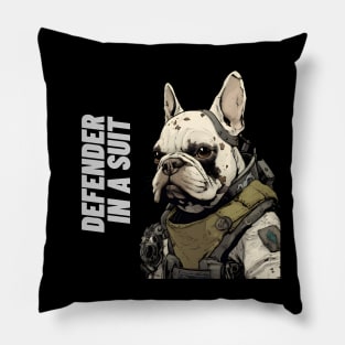 Defender in a Suit Pillow