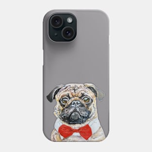 Pug (oil painting) Phone Case