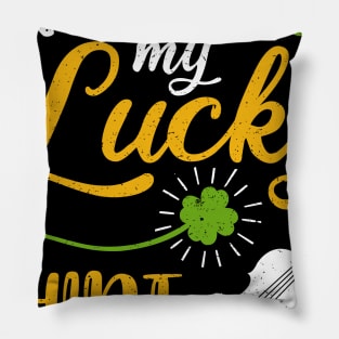 Violin This is My Lucky Shirt St Patrick's Day Pillow