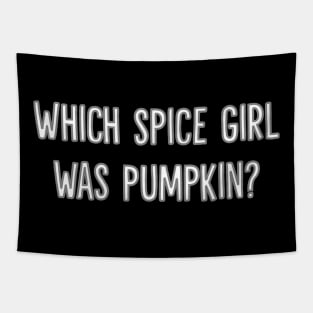 Pumpkin Spice Girl Tapestry