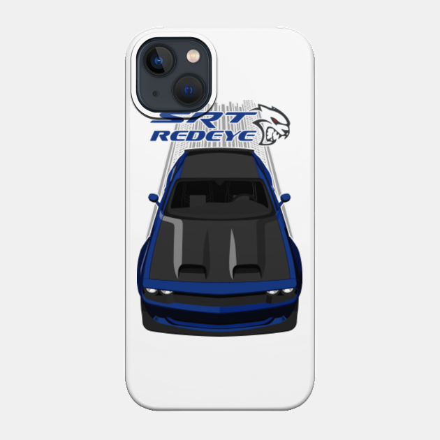 Challenger Hellcat Redeye - Blue and Matt Black - Hellcat Redeye - Phone Case