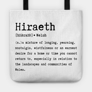 Hiraeth Cymru Tote