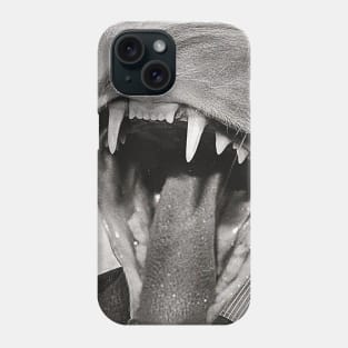 Original Surrealistic Grotesque Cat Face Design Phone Case