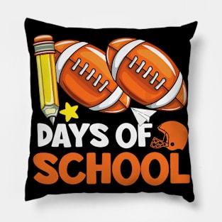 100 days of school teacher student outfit Pillow