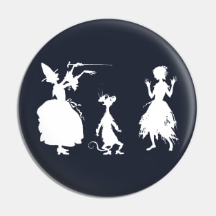 Arthur Rackham Cinderella Silhouette Pin