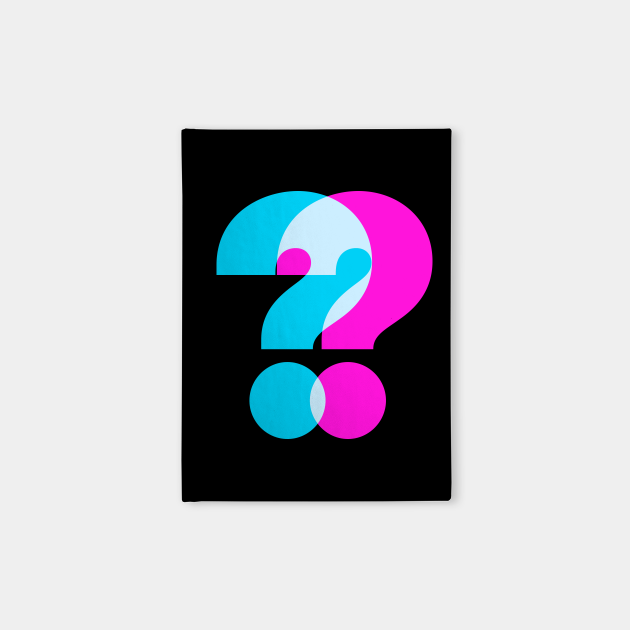 Question Mark Trippy 3D Effetcts ? Cool Grammar design