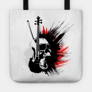 violin scull Tote