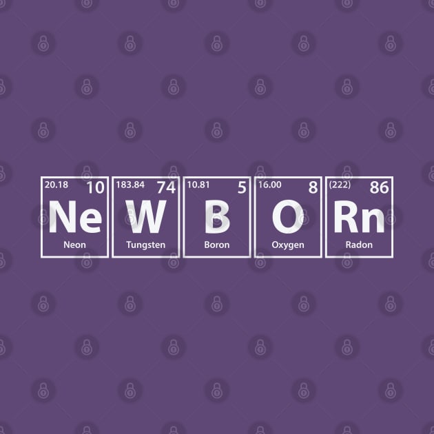 Newborn (Ne-W-B-O-Rn) Periodic Elements Spelling by cerebrands
