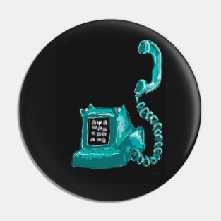 Old fashioned phone Pin