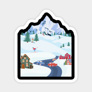 sports of winter Magnet