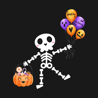 halloween skeleton T-Shirt