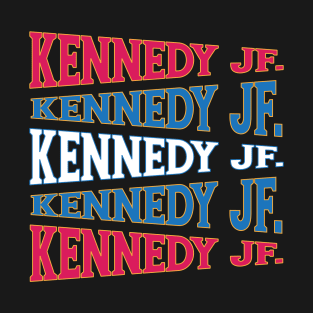 JFK NATIONAL TEXT ART USA KENNEDY T-Shirt