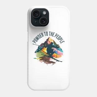 Powder to the People Colorful Design Phone Case