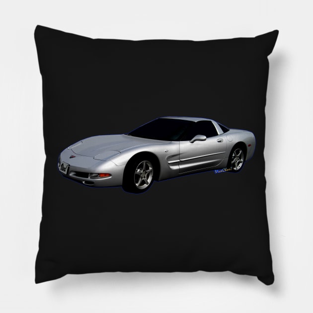 Corvette C5 Pillow by vivachas