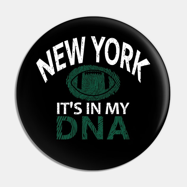 New York Pro Football - Funny DNA Pin by FFFM