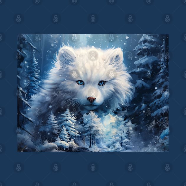 Winter White Wolf by tfortwo