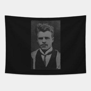 Hermann Rorschach Lines Tapestry