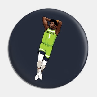 Anthony Edwards Vector Dunk Pin