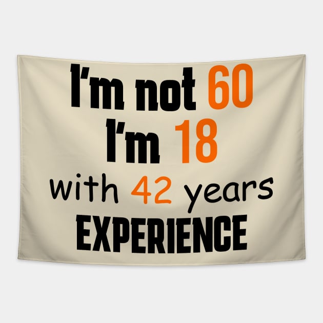 60th birthday Tapestry by Circle Project