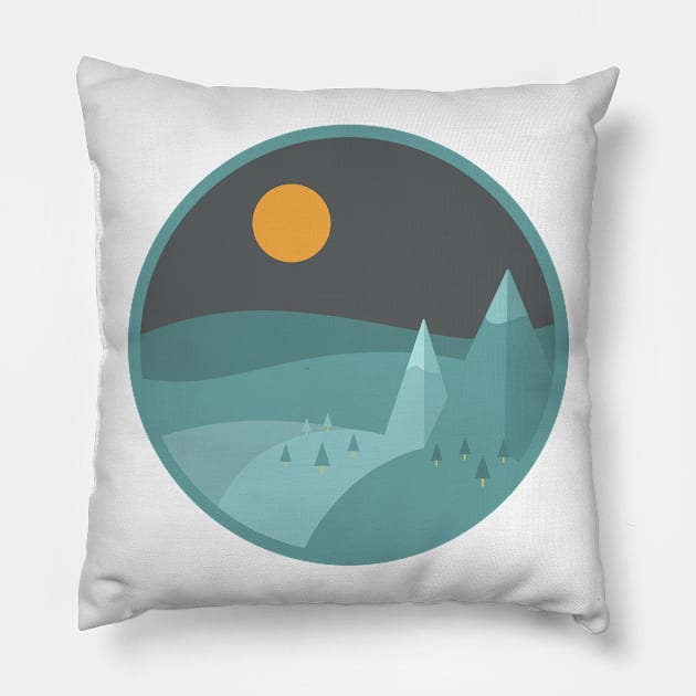 Forest Hills Pillow by helloimnik