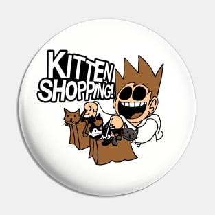 Eddsworld Kitten Shoppings Pin