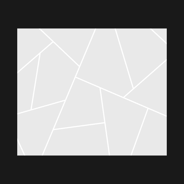 Abstract geometric pattern - gray and white. by kerens