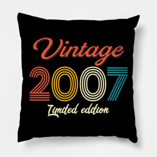 Vintage 2007 Limited Edition 15th Birthday 15 Year Old Gift Pillow