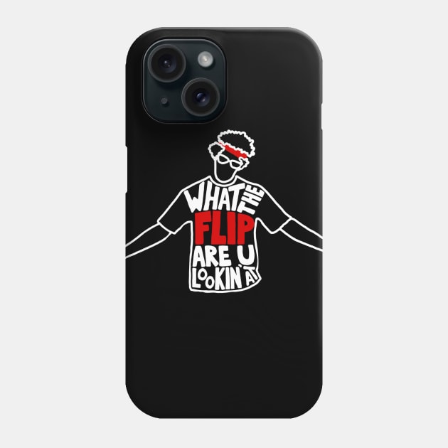 The Flip You Lookin At? Phone Case by Owllee Designs