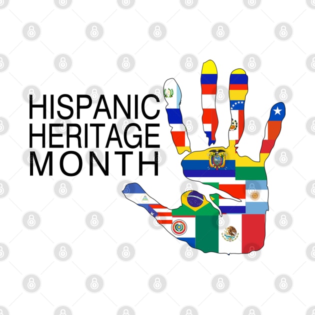 Proud Latina For Women Funny Hispanic Heritage Month Flag by The Design Catalyst