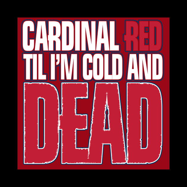 Cardinal Red  Baseball by TshirtsCintia