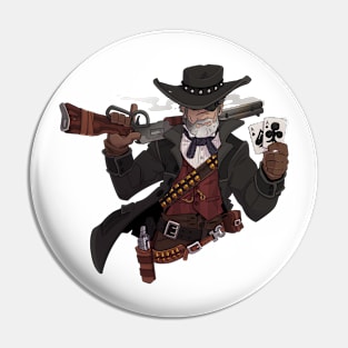 Cowboy bounty hunter Pin